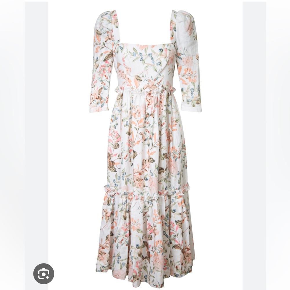 Cara Cara blue hill floral dress